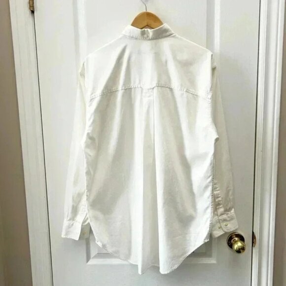 Northern Spirit Men’s Button Down Shirt Cotton Long Sleeve Classic White Medium - Picture 3 of 15